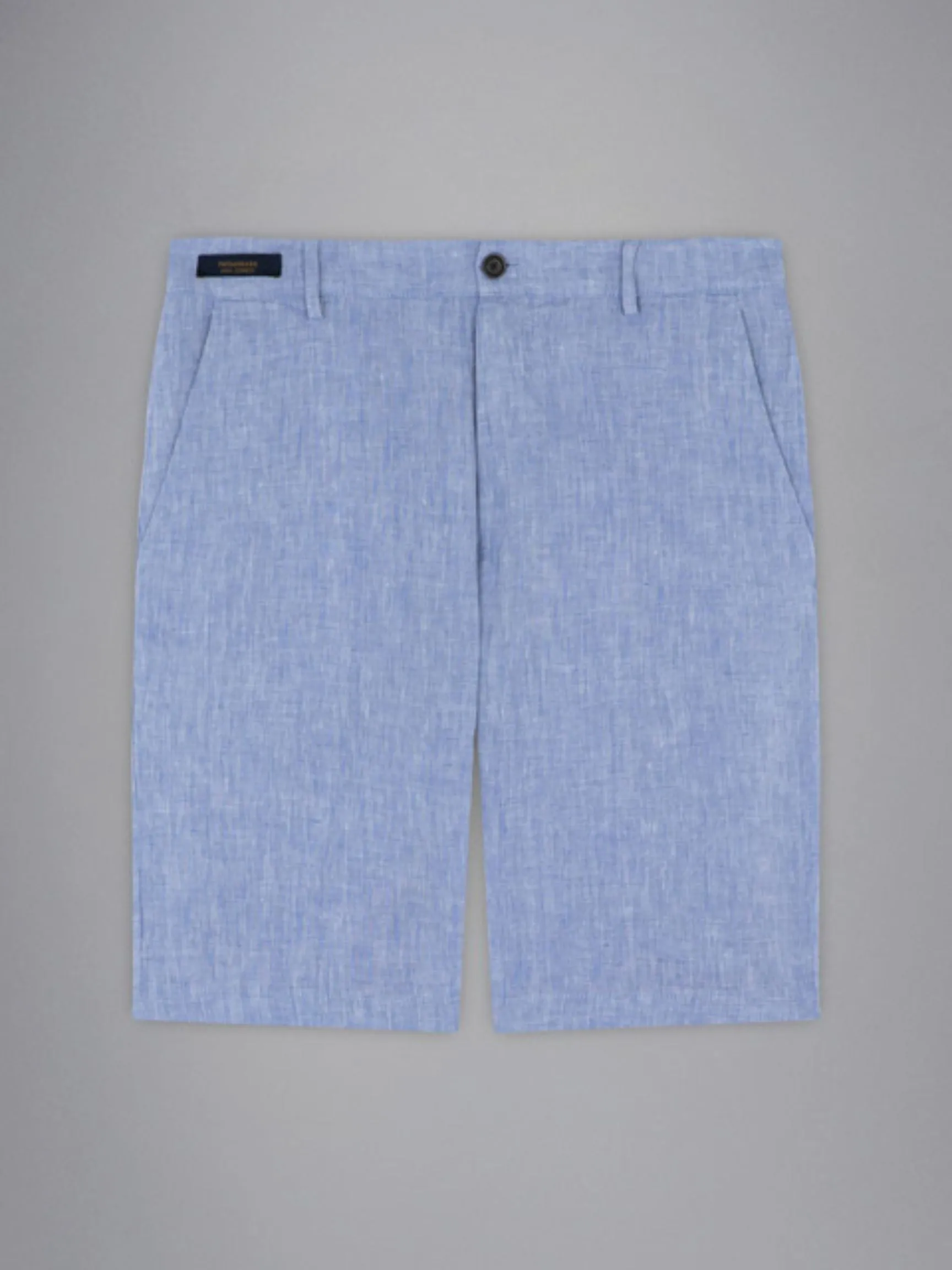 Linen Bermuda Short | Denim