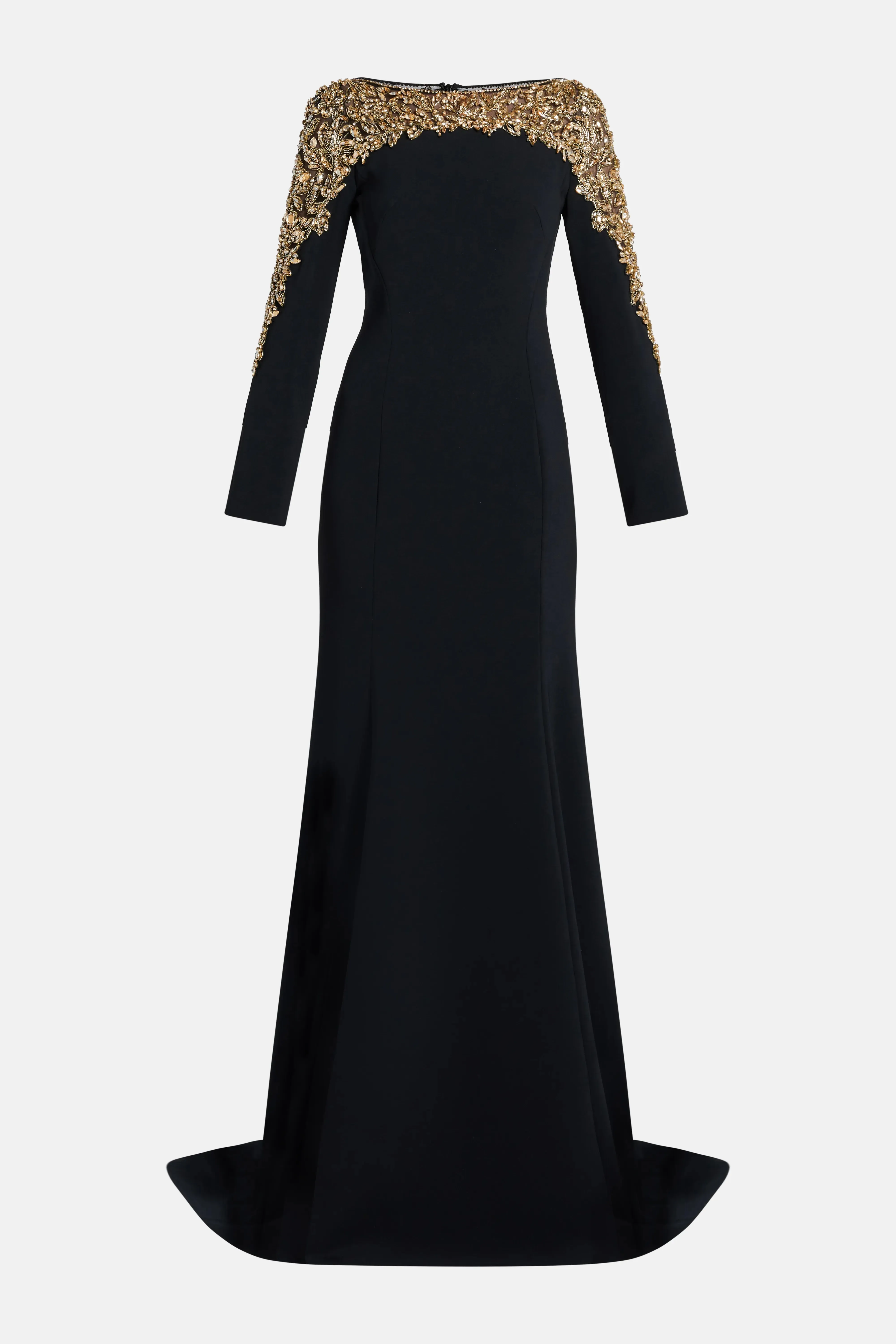 Liqorice Embellished Evening Gown