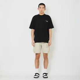 Men Nylon Cargo Shorts - Khaki - SM2408143A