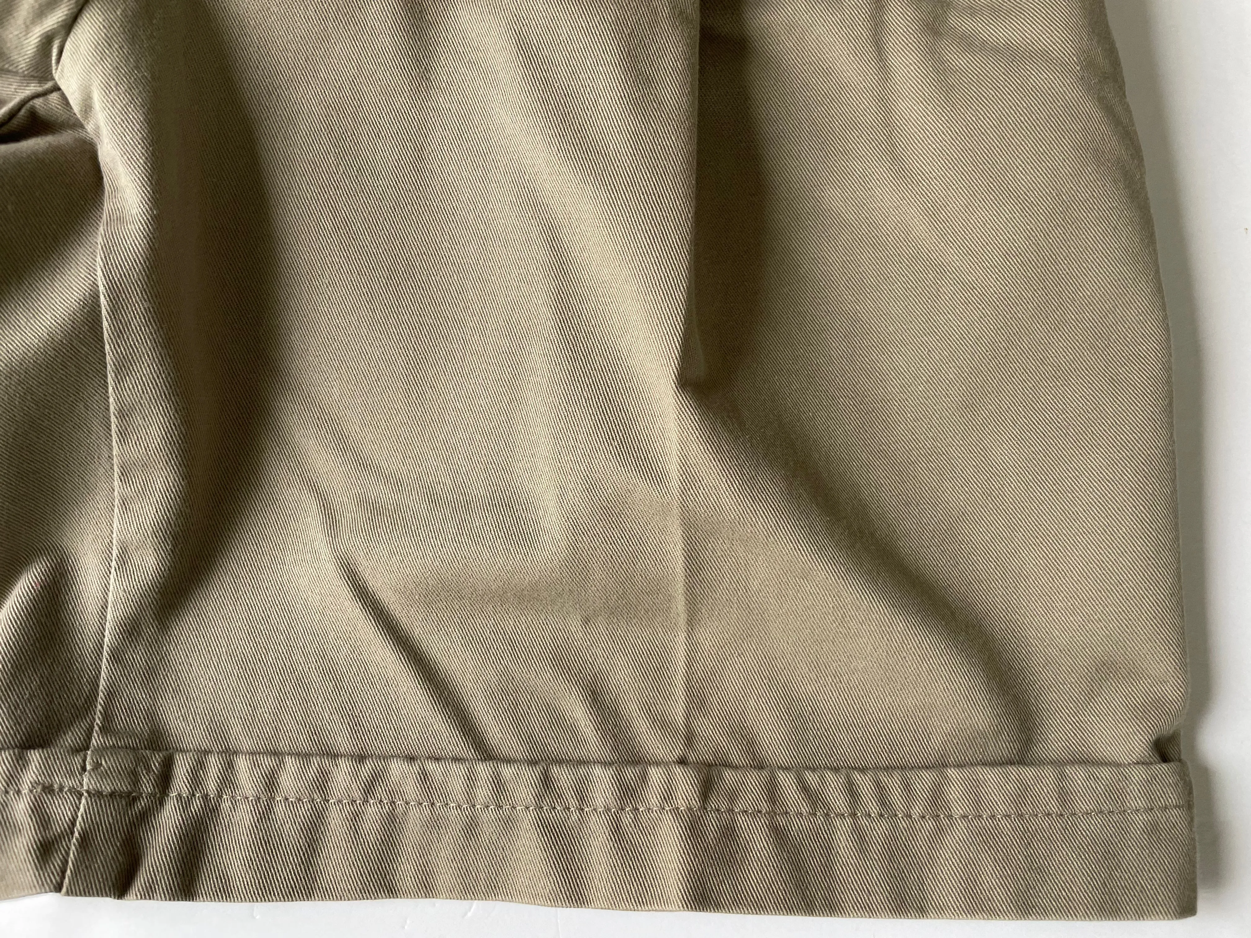 Mens 32” Waist Khaki Shorts SAVANE 2000 Process Pockets 100% Cotton Chino