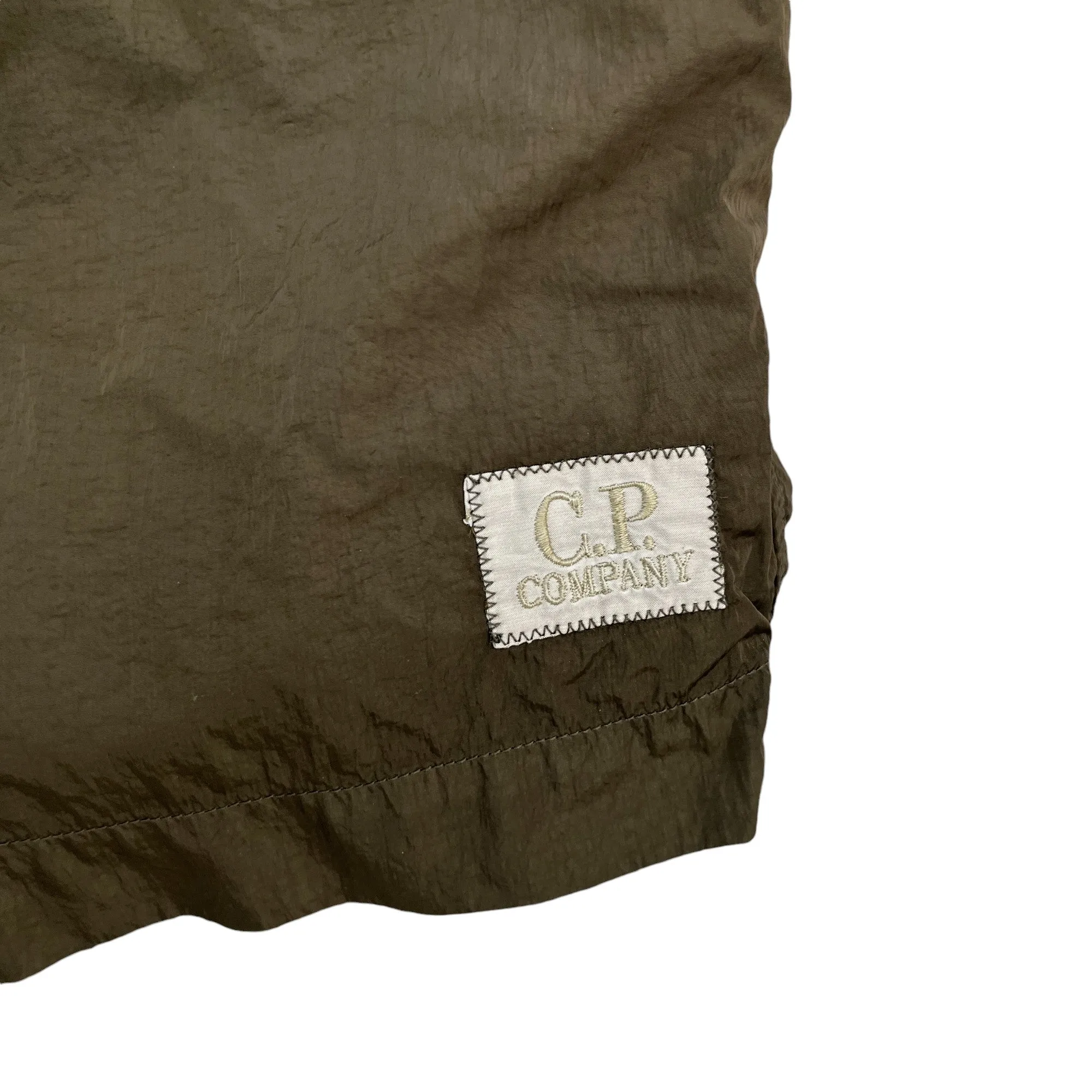 Men's Logo Swim Shorts Khaki Size W36 / IT 52