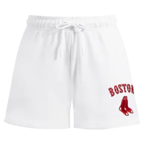 MLB BOSTON RED SOX CLASSIC WOMEN'S FLC SHORT (WHITE)