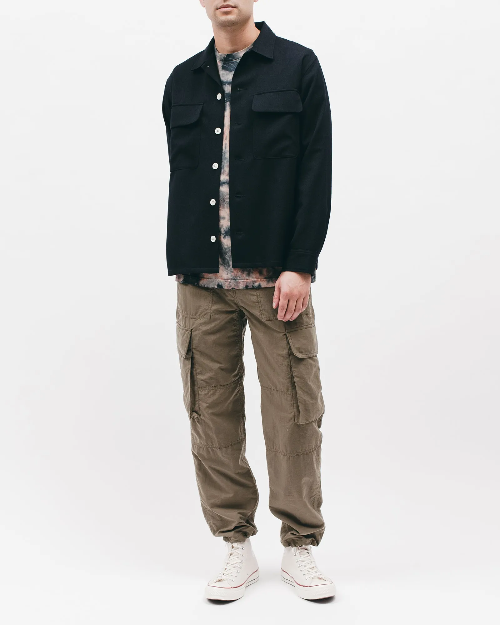 Natural Dyed Block L/S Jersey - Clay Dye