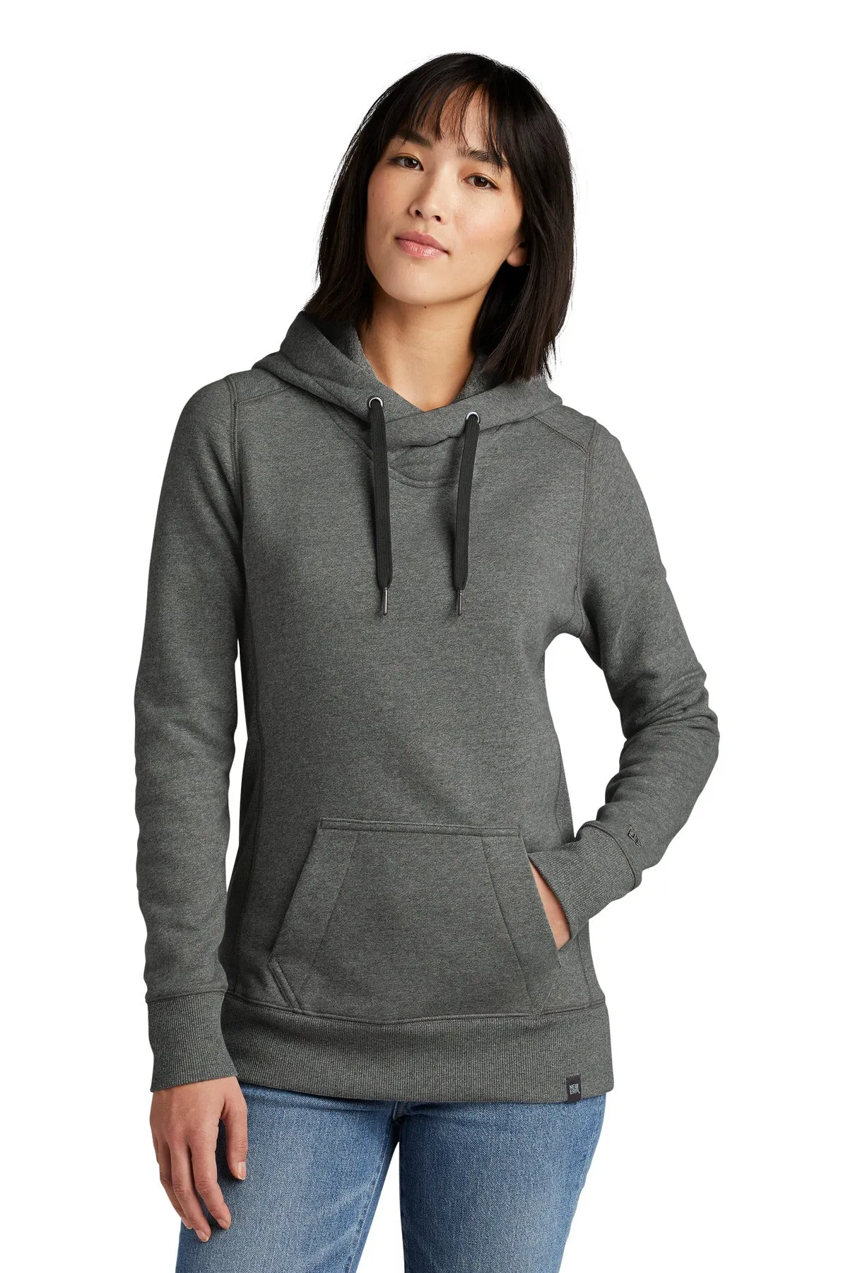 New Era Ladies French Terry Pullover Hoodie. LNEA500