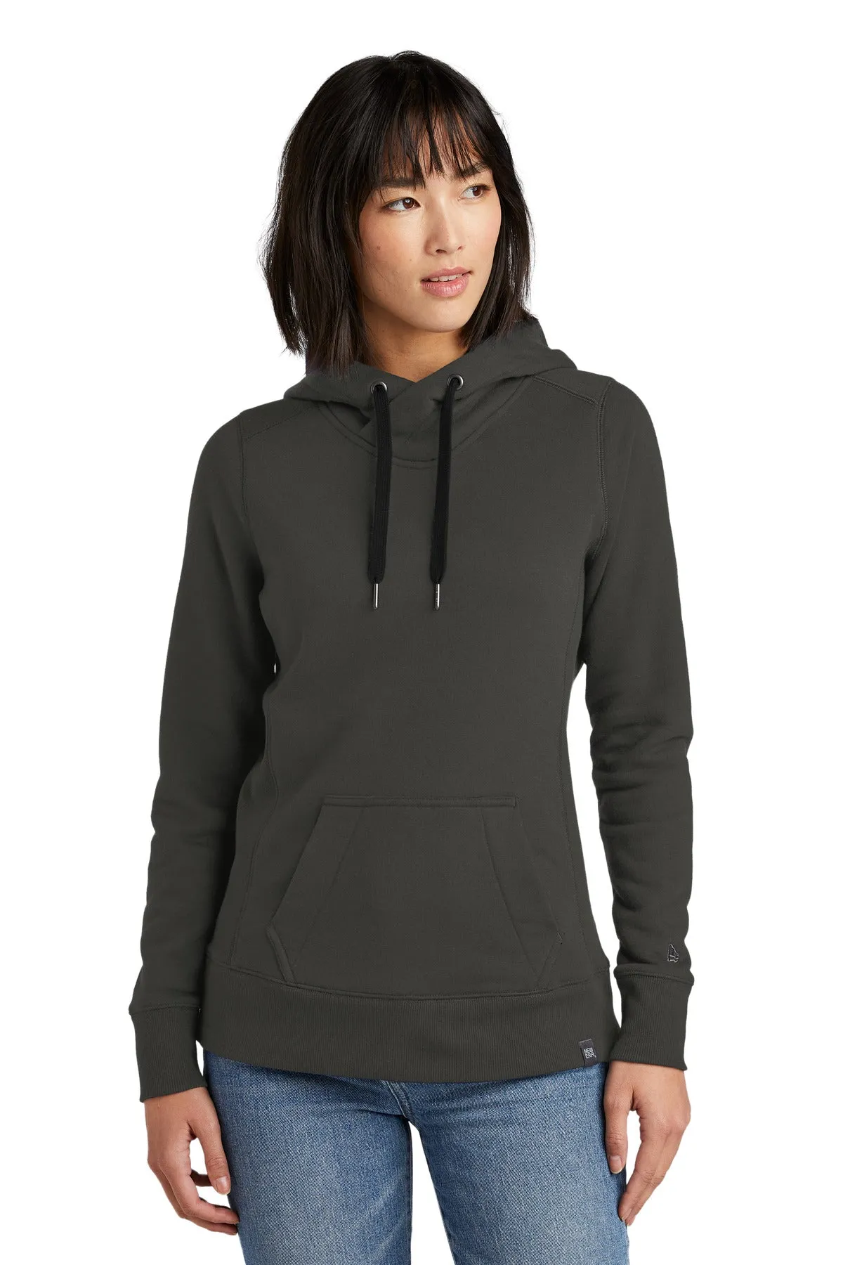 New Era Ladies French Terry Pullover Hoodie. LNEA500