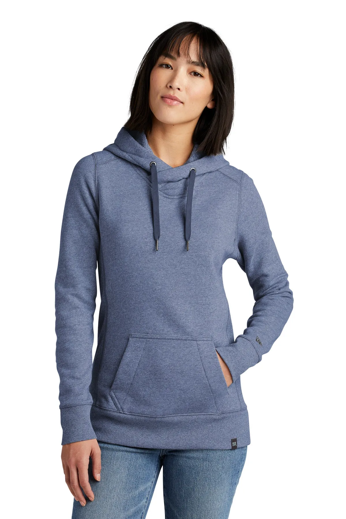 New Era Ladies French Terry Pullover Hoodie. LNEA500