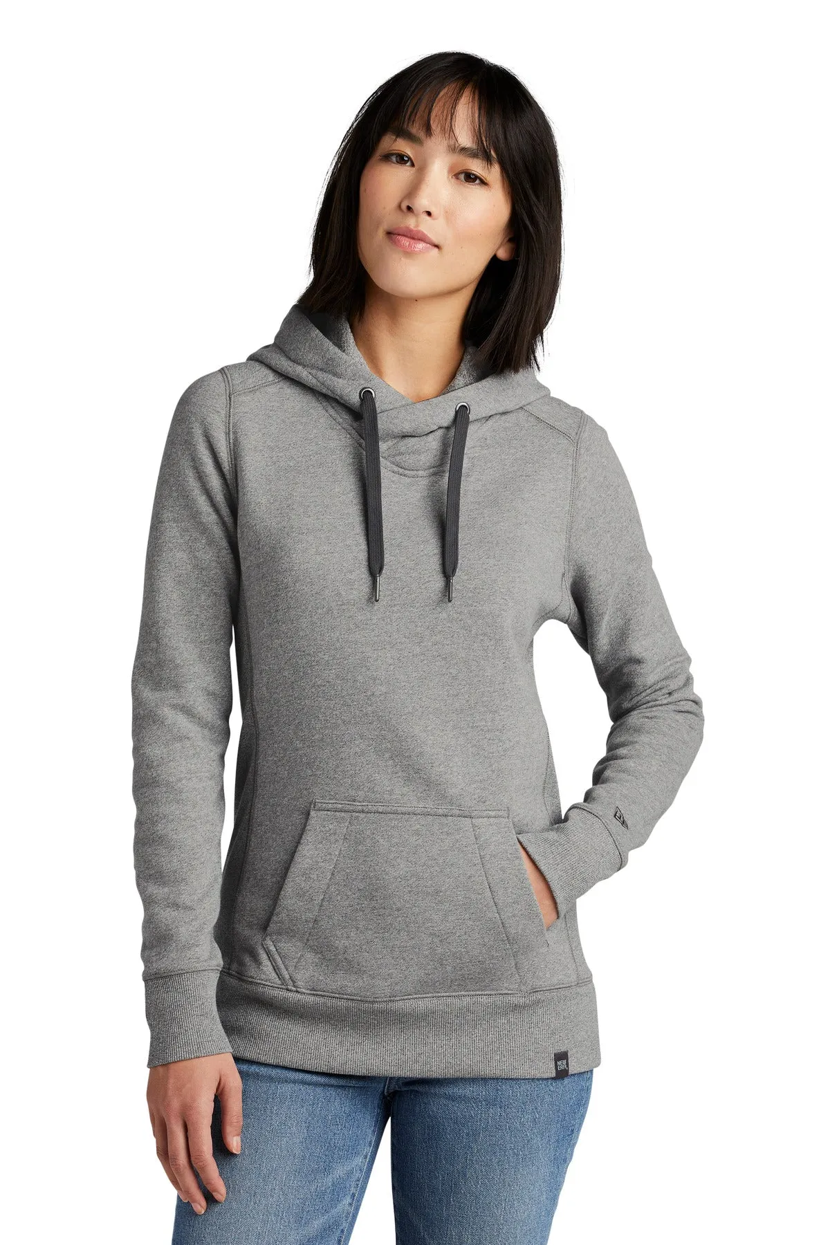 New Era Ladies French Terry Pullover Hoodie. LNEA500