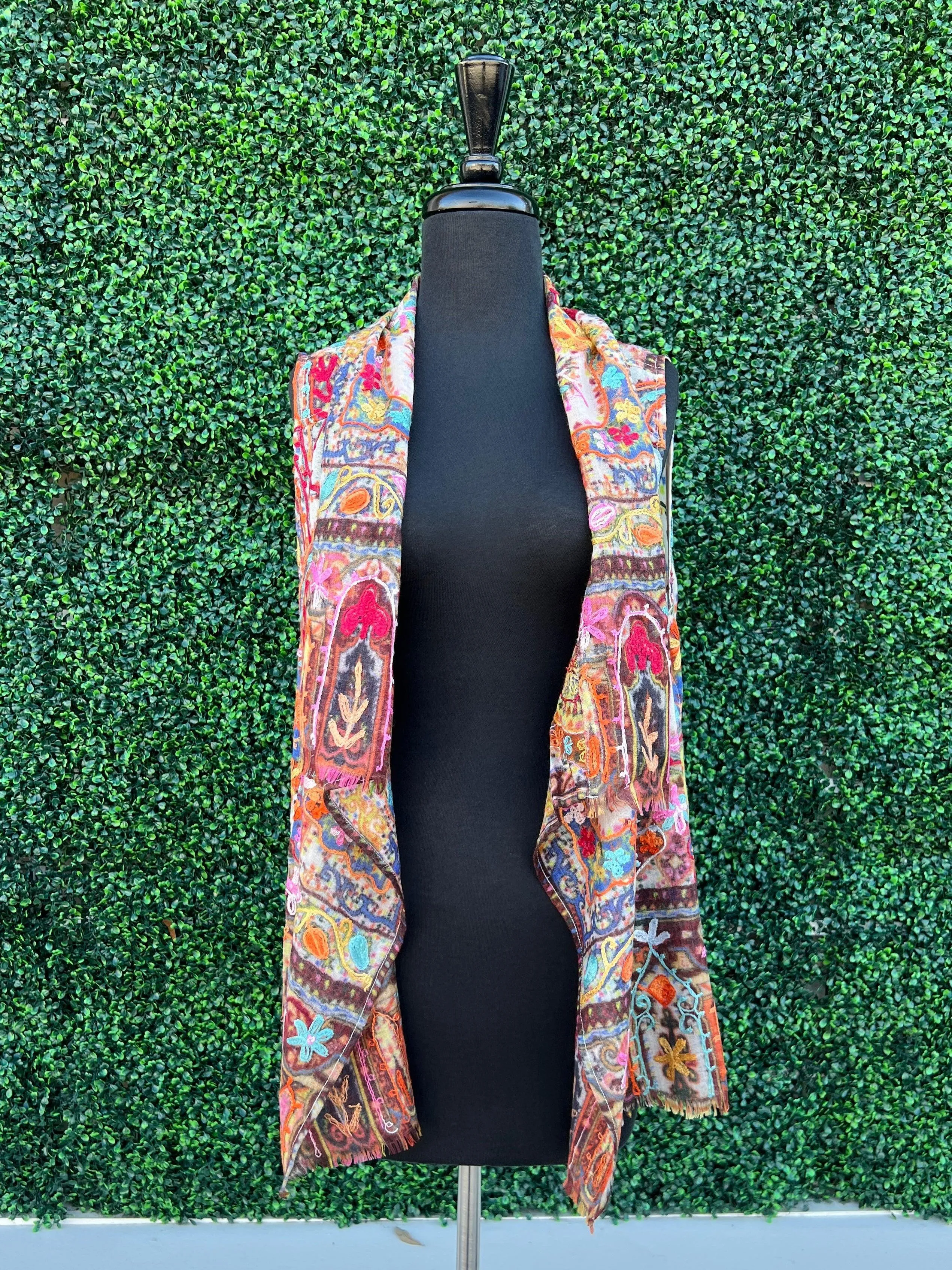 Nuevo France Embroidered Vest