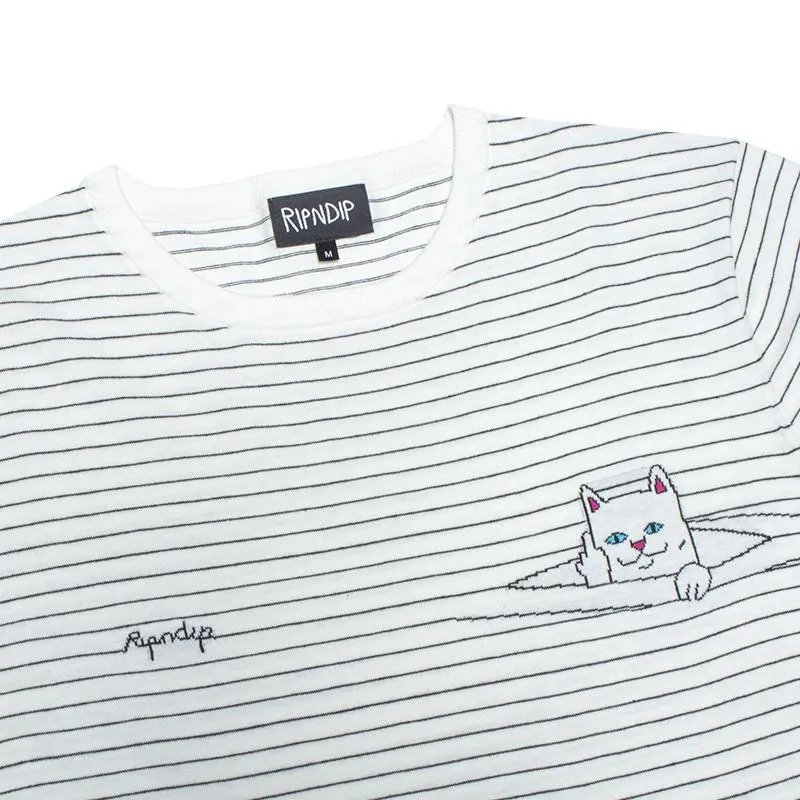 Peek A Nermal Knit Tee (White)