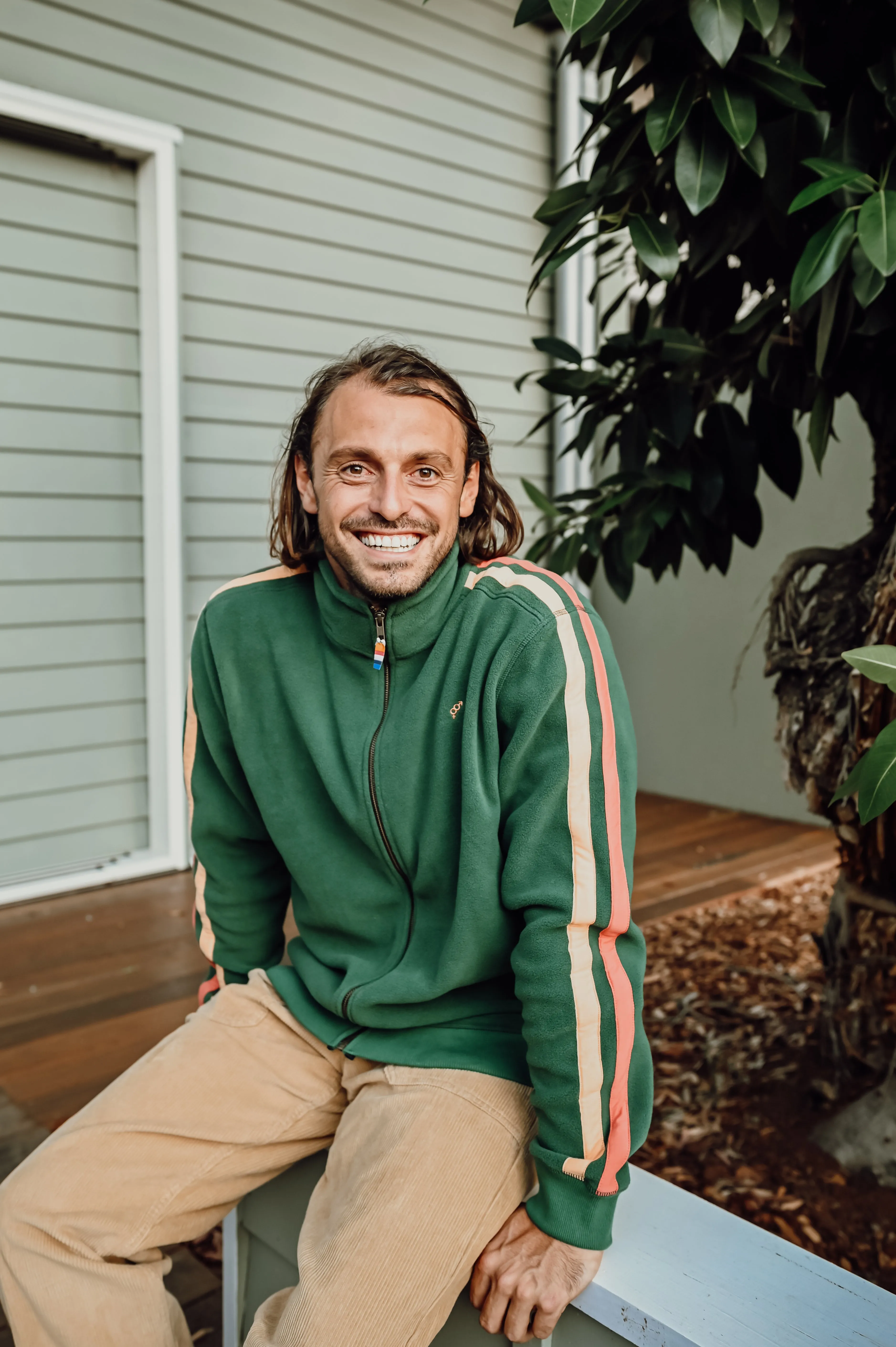 Polar Zip Through | Green