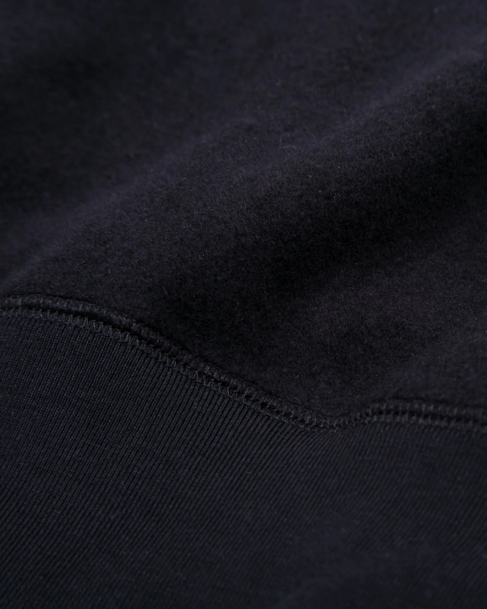 Reversible Crew Fleece - Black