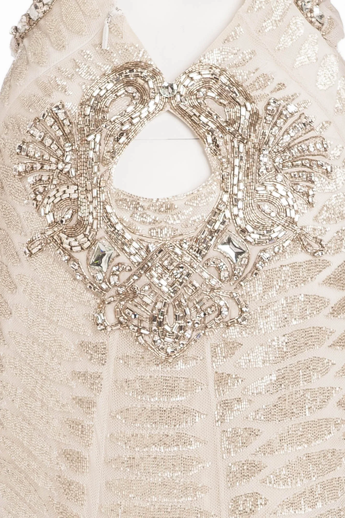Roberto Cavalli - Reptile Style with Rhinestone Embellishments Long Gown -IT 42