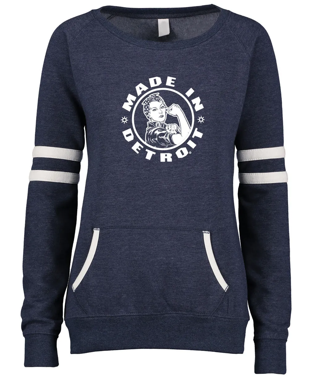 Rosie Navy Varsity Fleece