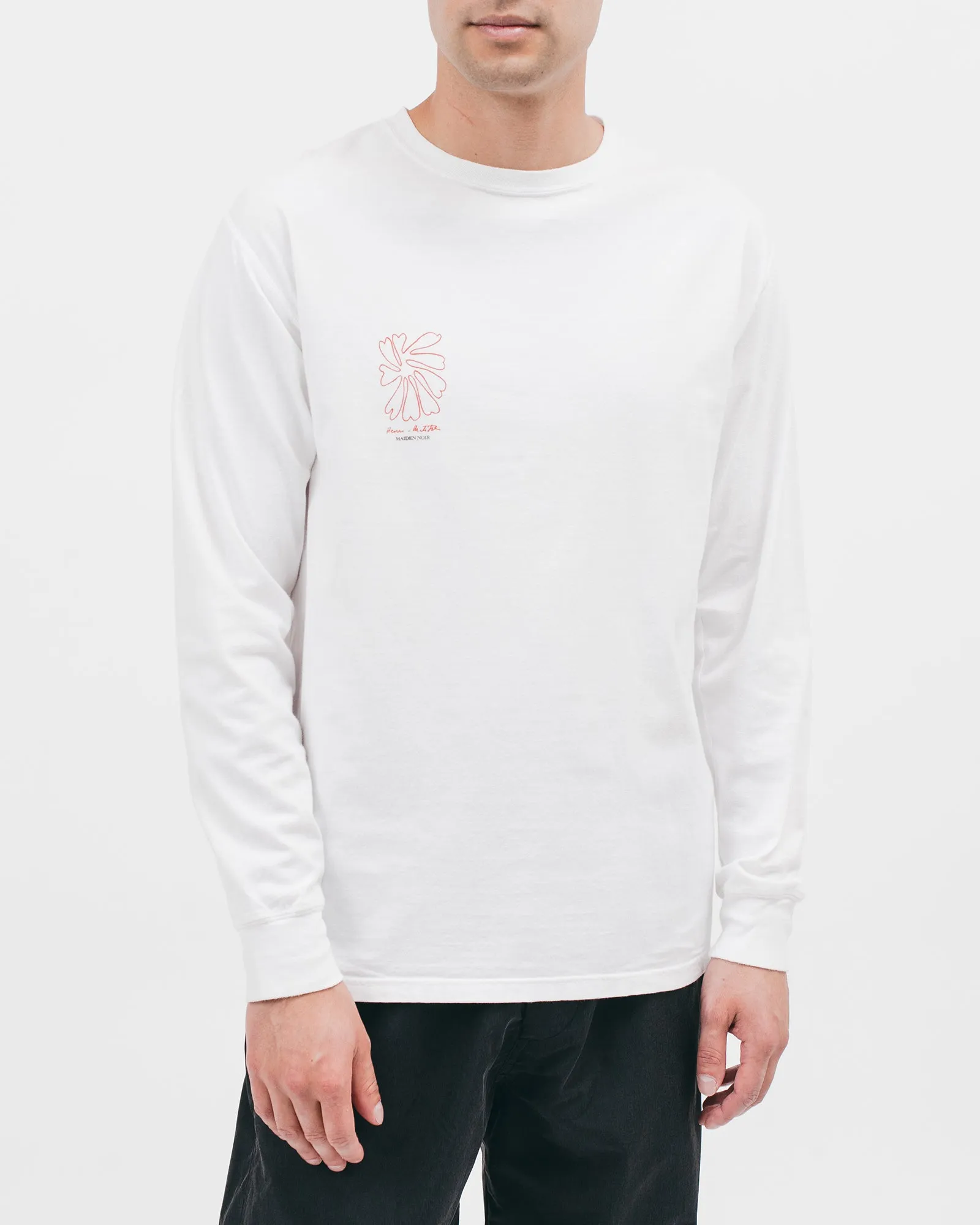 Self Portrait L/S Tee - White