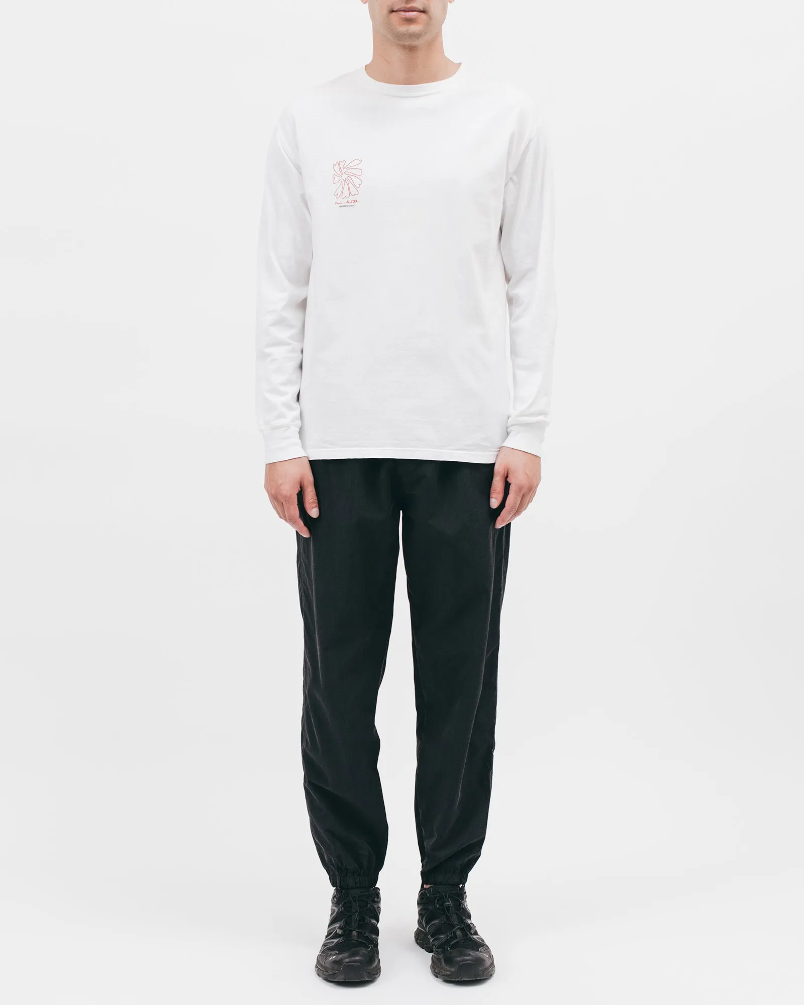 Self Portrait L/S Tee - White