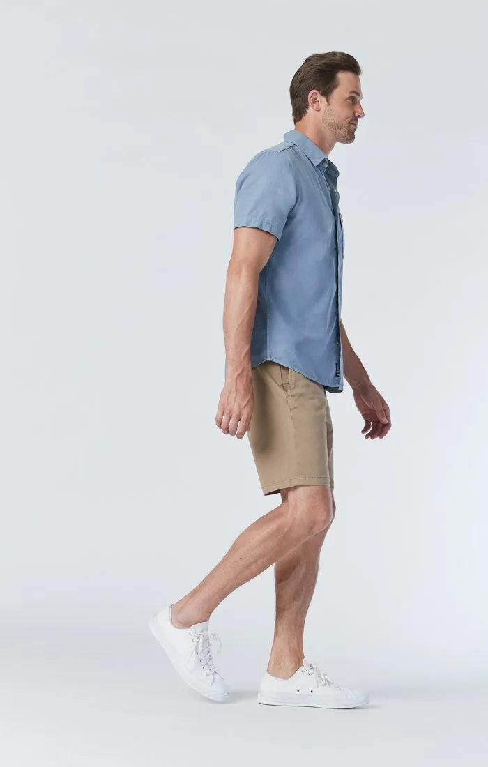 SIMON SHORTS IN KHAKI TWILL