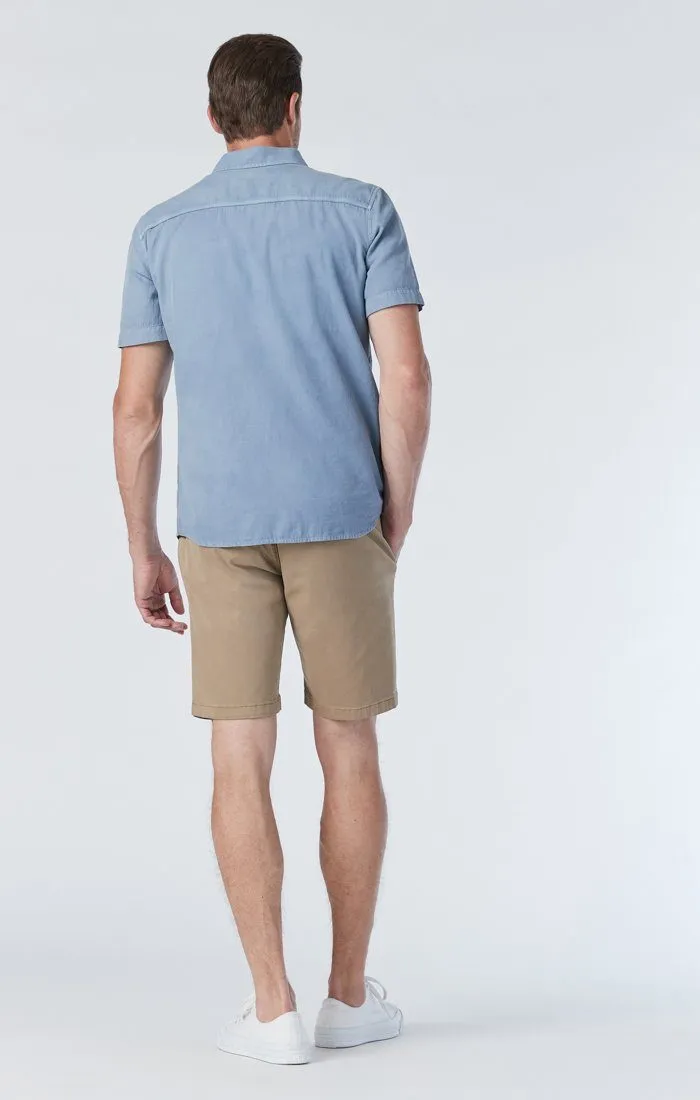 SIMON SHORTS IN KHAKI TWILL