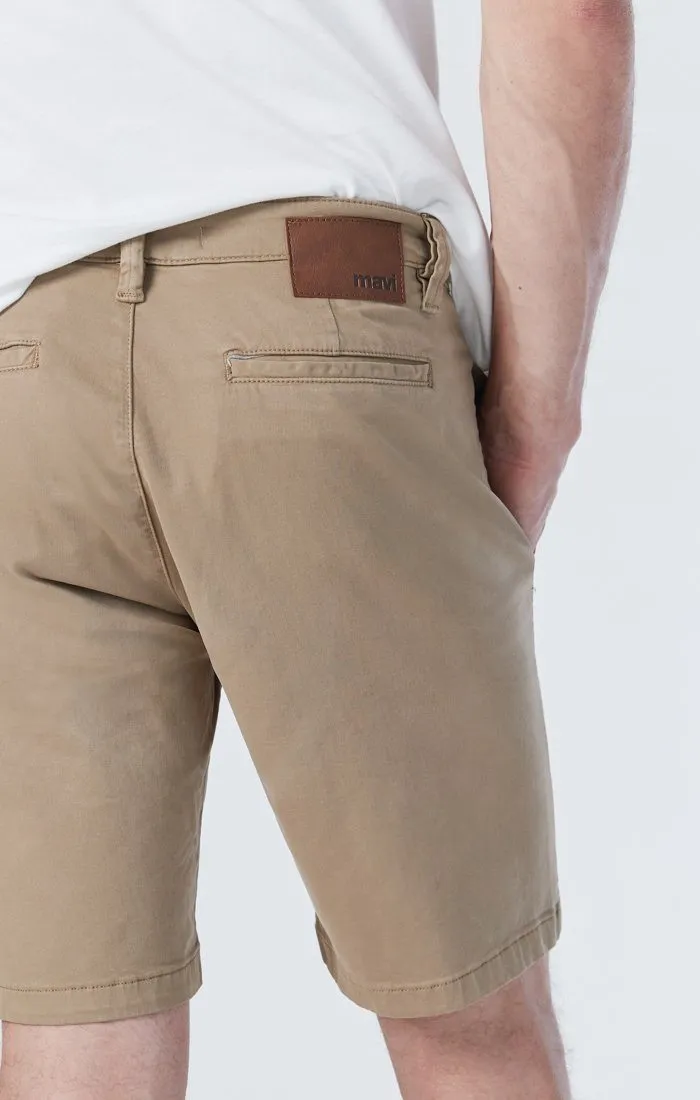 SIMON SHORTS IN KHAKI TWILL