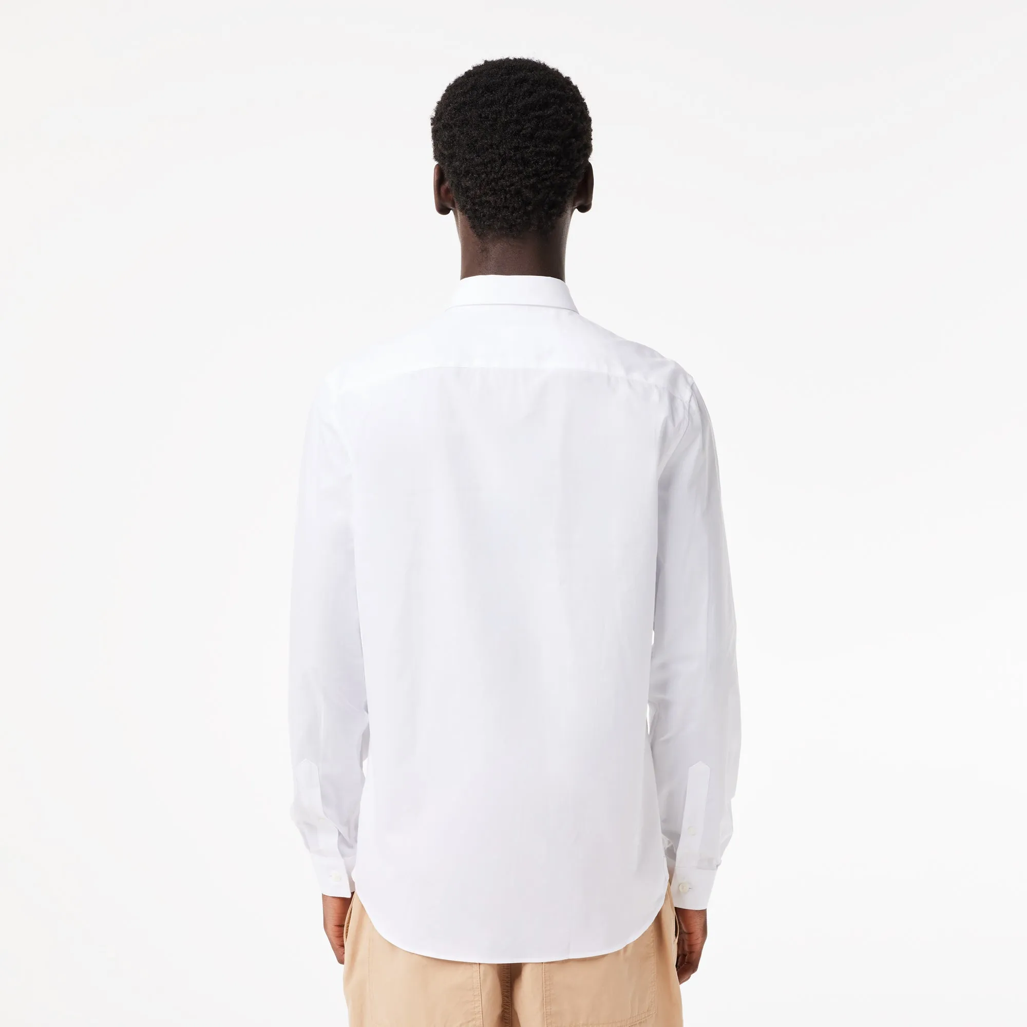 Slim Fit Stretch Cotton Poplin Shirt