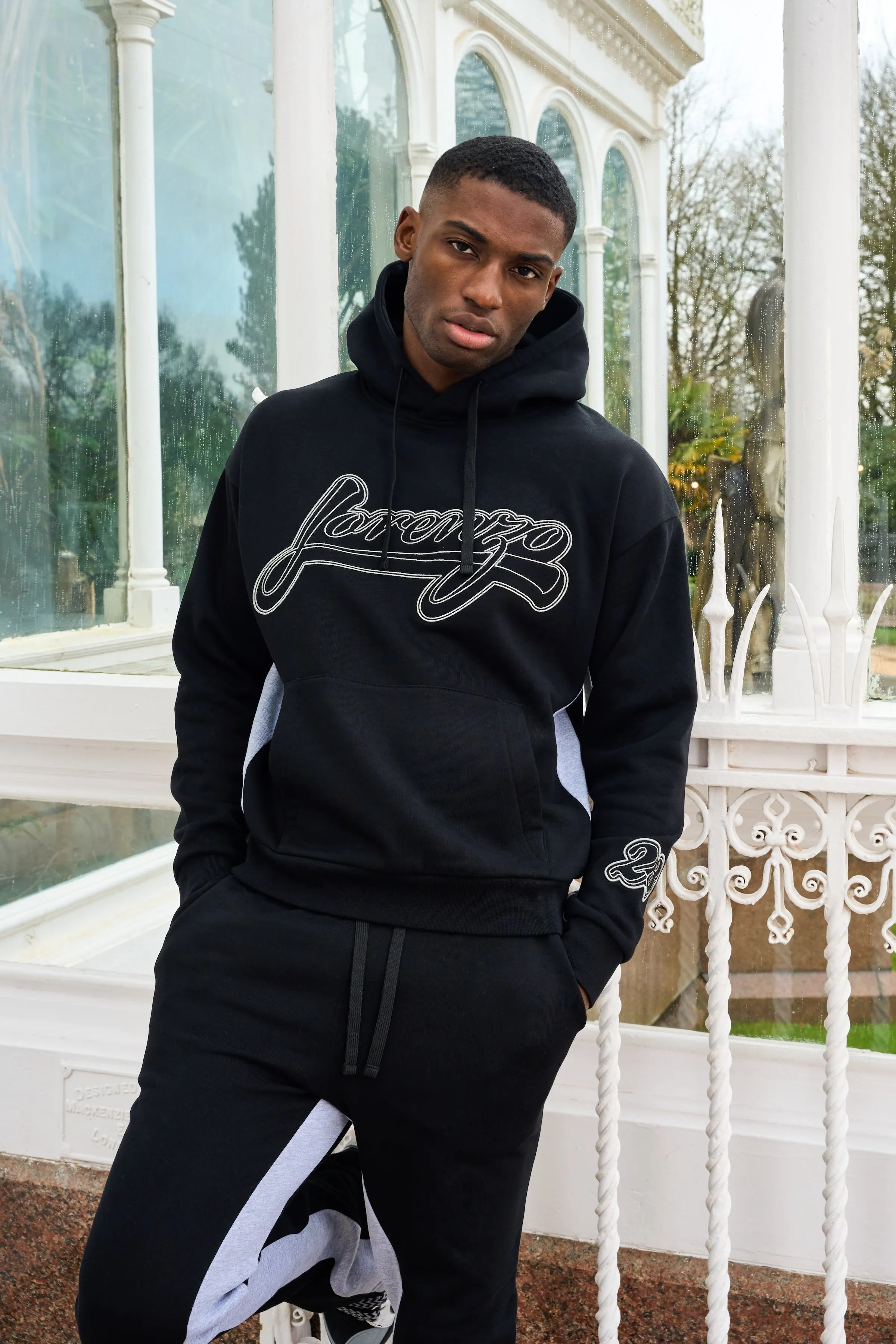 SWISH HOOD - BLACK/GREY