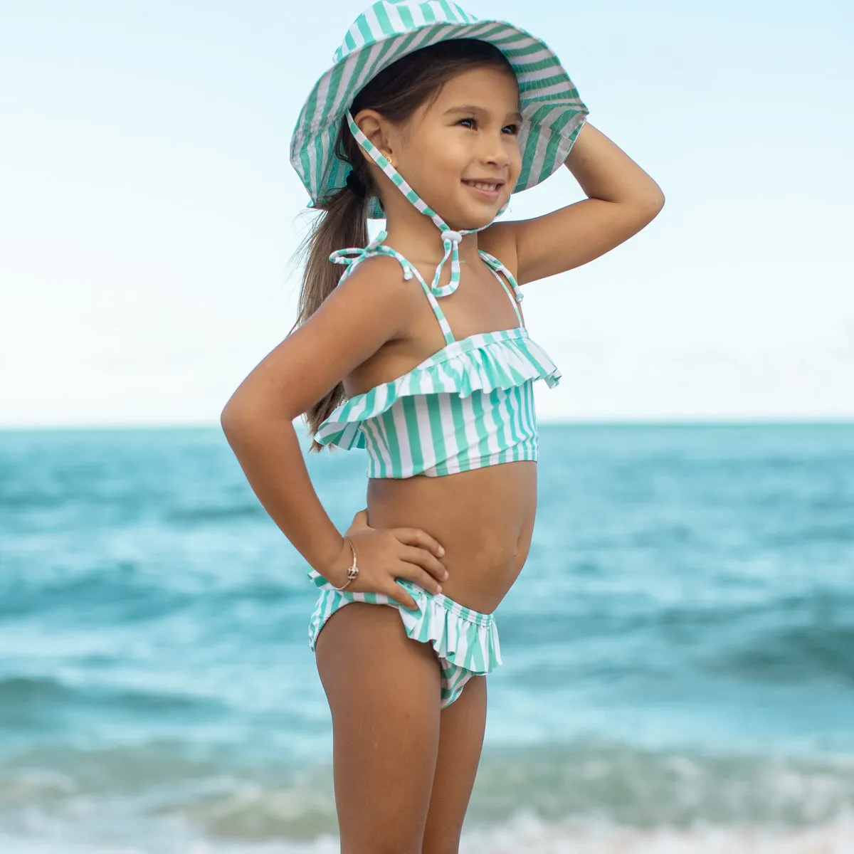 The Lanai - Girls Ruffle Bikini UPF 50 
