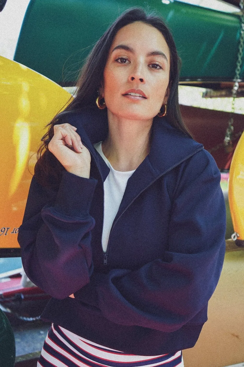 The Nora Sweatshirt - Navy