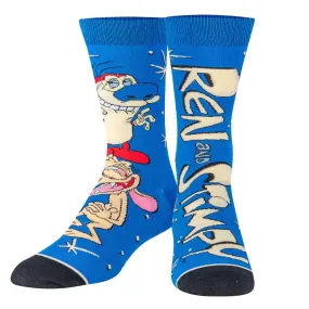 Unisex Ren and Stimpy Logo Socks