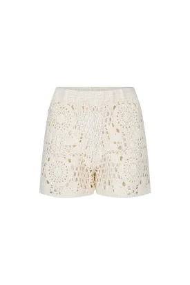 WILD LOVE CROCHET SHORT - NATURAL