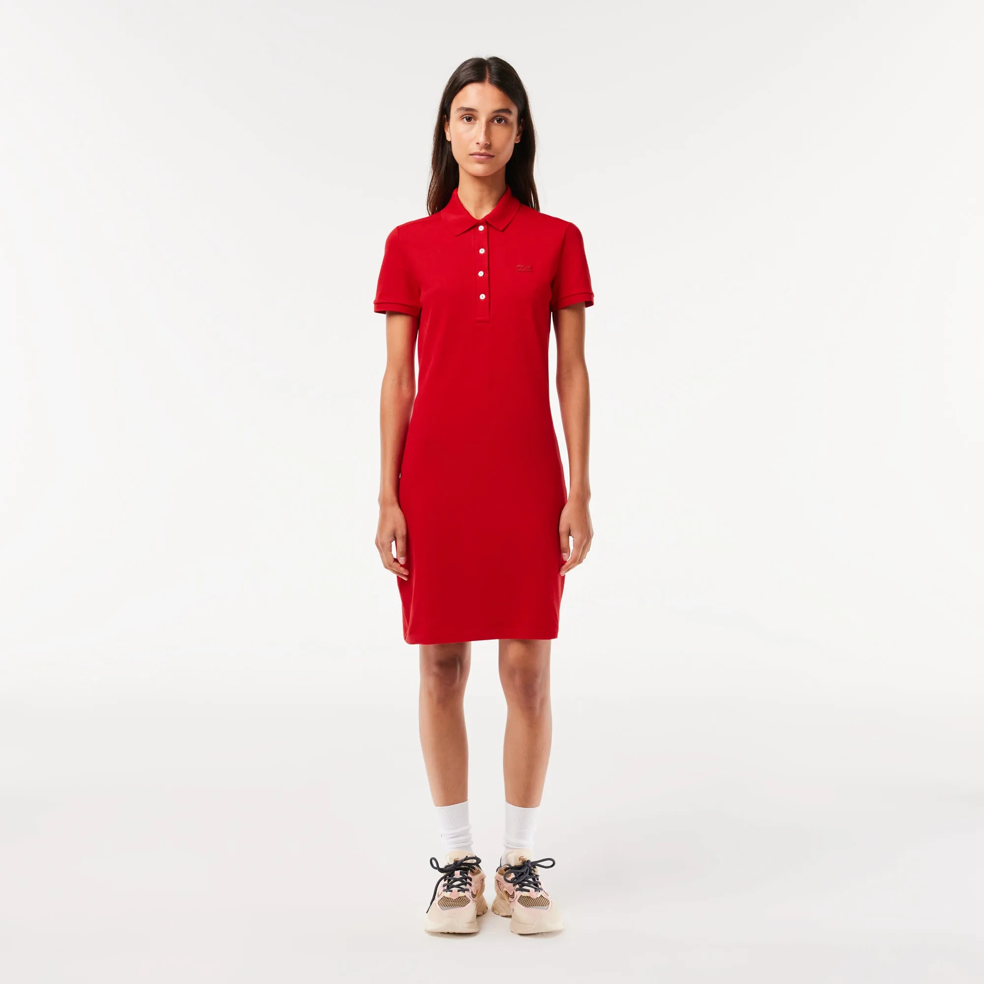 Women's Stretch Cotton Piqué Polo Dress