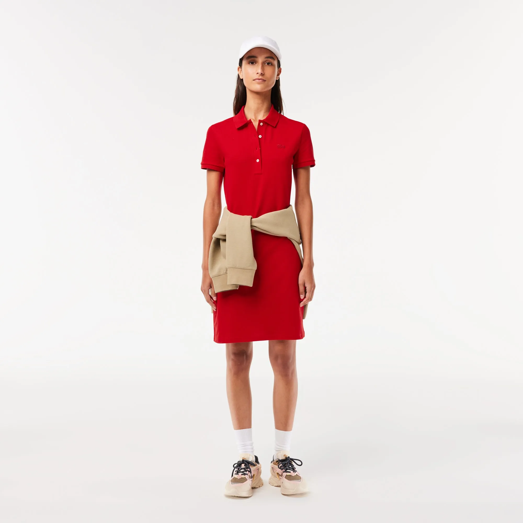 Women's Stretch Cotton Piqué Polo Dress
