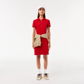 Women's Stretch Cotton Piqué Polo Dress