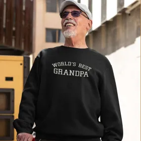 World's Best Grandpa Embroidered Sweatshirt